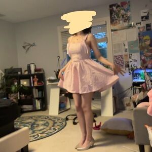 Pink Lace Dress